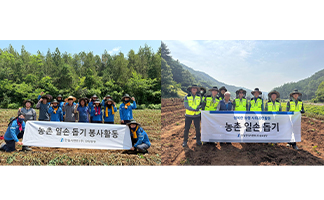 Danyang and Samgok Plants Volunteer to Help Local Farmers with Garlic Harvest